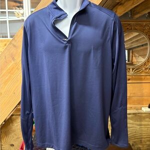 Men’s Under Armor Navy Long Sleeve Shirt Size Large Brand New